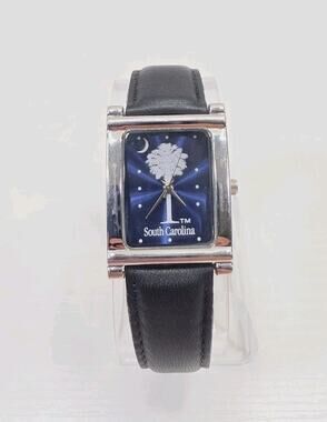 SWEDA Unisex Watch South Carolina Palmetto Logo Leather Band New Battery W285